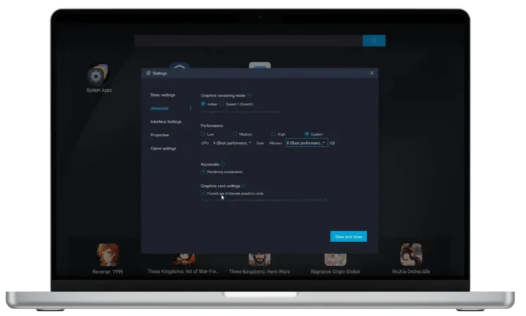 Codex Executor (Roblox) V2.682 para Android, iOS, PC 2026 4 MEMU SETTINGS 1