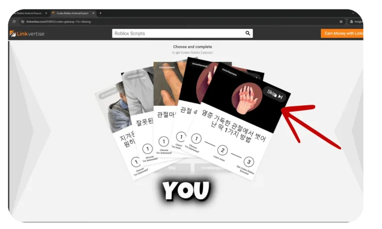 Codex Executor (Roblox) V2.682 para Android, iOS, PC 2026 14 Omitir articulos Linkvertise