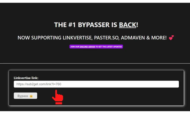 1. Visita Bypass.vip en tu navegador